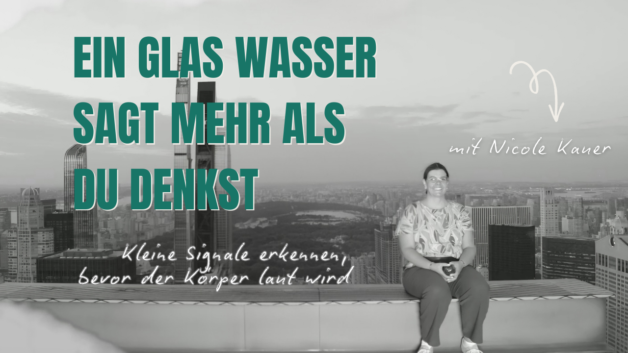 Warum Selbstfürsorge nicht mit einer Kündigung beginnt, sondern mit einem Glas Wasser